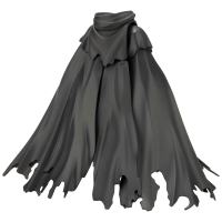 DRESS UP PARTS CRASH＆SIDE CLOAK BLACK Ver. 12