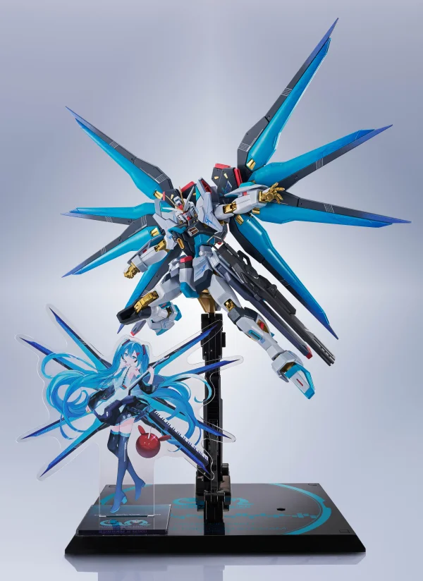 TAMASHII NATIONS <SIDE MS>STRIKE FREEDOM GUNDAM TYPEⅡ[HATSUNE MIKU Ver.] "GUNDAM 45th Anniversary×HATSUNE MIKU", TAMASHII NATIONS METAL ROBOT SPIRITS - Hatsune Miku