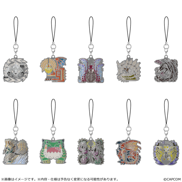 Monster Hunter Wilds Monster icon Metal Keychain