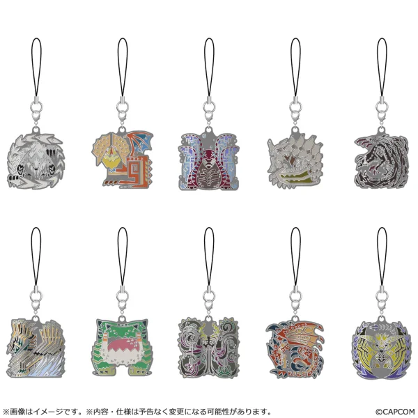 Monster Hunter Wilds Monster icon Metal Keychain