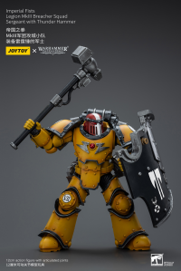 Imperial Fists Legion MkIII Breacher Squad Sergeant with Thunder Hammer 5