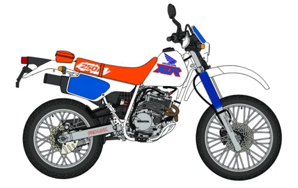 Hasegawa 1/12  Honda XLR250R (MD22) (1991) - Scale Kits