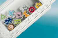 PSP™ (PlayStation™Portable) Rattle Acrylic Keychain: White Ver. 5