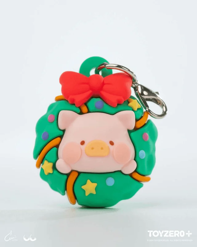 TOYZEROPLUS LuLu the Piggy Christmas - 3D Accessories (Christmas Wreath ver.) - LuLu The Piggy