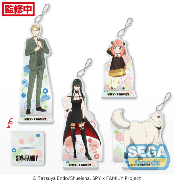 SEGA TV Anime "SPY x FAMILY" Clear Keychain With Stand Vol.2 (EX) - SPY x FAMILY