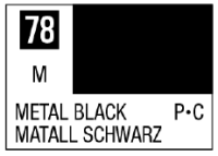 Mr. Color 78 - Metal Black (Metallic/Primary Car) 1