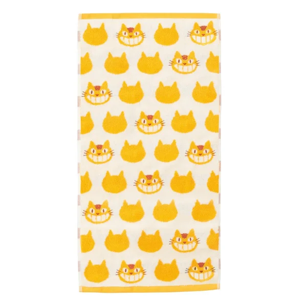 Marushin Catbus - Studio Ghibli Silhouette Series (Bath Towel) - Studio Ghibli