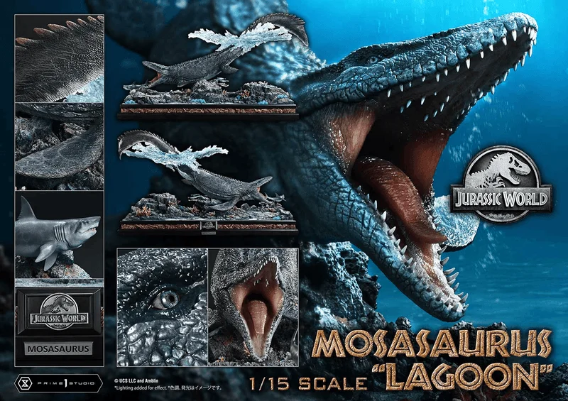 Prime 1 Studio Legacy Museum Collection Jurassic World (Film) Mosasaurus "Lagoon" 1/15 Scale 		 - Jurassic Park