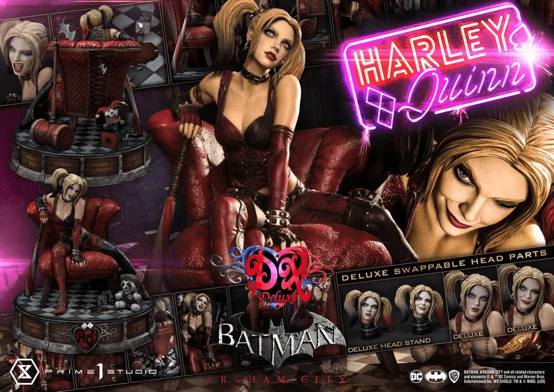 Prime 1 Studio Museum Masterline Batman: Arkham City Harley Quinn DX Bonus Version - DC Comics