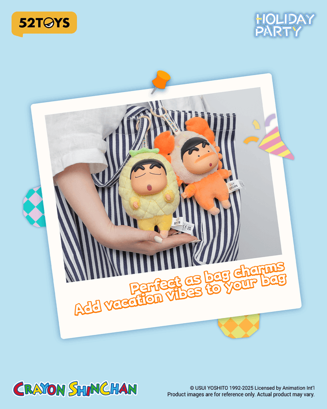 Crayon Shinchan – Holiday Party Series Vinyl Plush Keychain Blind Box