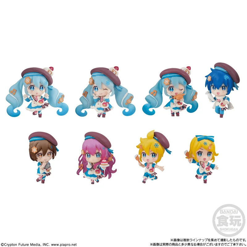 BANDAI Snow Miku Collection 2026 Version "Vocaloid" (Box/8), Bandai Shokugan Collection - Hatsune Miku