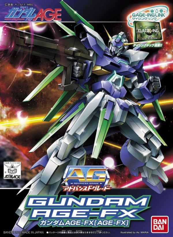 BANDAI HOBBY AG 1/144 Gundam Age-Fx - Mobile Suit Gundam AGE