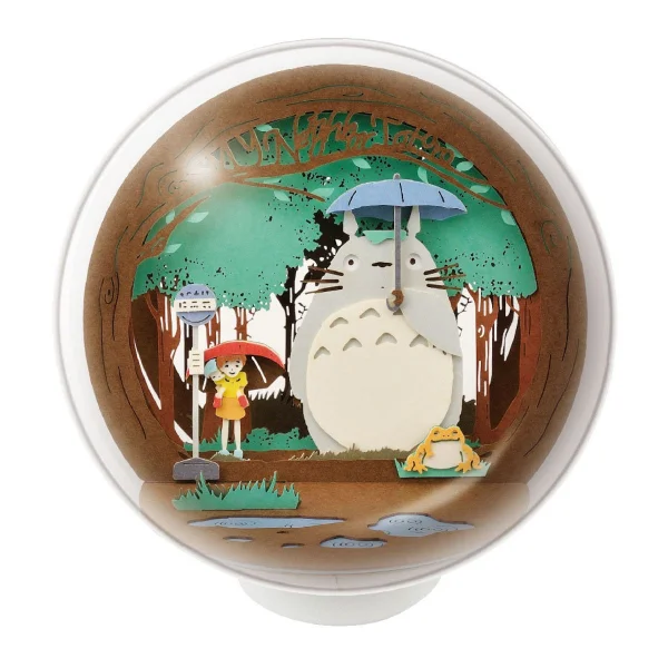 ENSKY PTB-10 My Neighbor Totoro At the Bus Stop Paper Theater Ball - Studio Ghibli