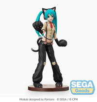 "Hatsune Miku: Project DIVA Arcade Future Tone" SPM Figure "Hatsune Miku - Kitty Cat" 3
