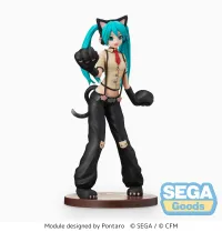 SEGA "Hatsune Miku: Project DIVA Arcade Future Tone" SPM Figure "Hatsune Miku - Kitty Cat" - Hatsune Miku - photo 3