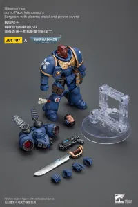 JOYTOY Ultramarines Jump Pack Intercessors Sergeant With Plasma Pistol And Power Sword - Warhammer 40K - photo 6