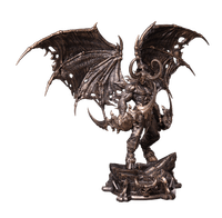 Blizzard World of Warcraft® Illidan Stormrage 1/10 Scale Bronze-Colored Edition Statue 1