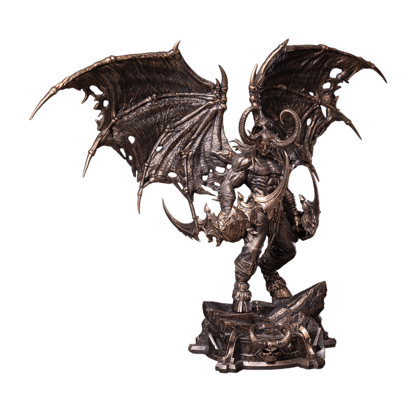 Blizzard World of Warcraft® Illidan Stormrage 1/10 Scale Bronze-Colored Edition Statue