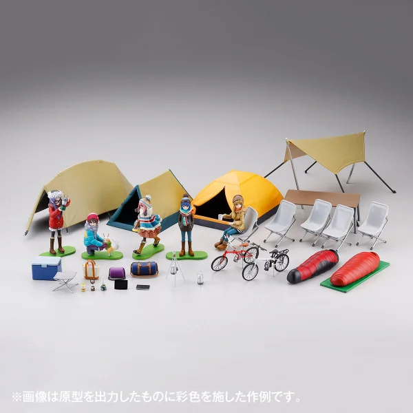 KAIYODO ARTPLA Yuru-Camp (Laid-Back Camp) Camp set - Yuru-Camp