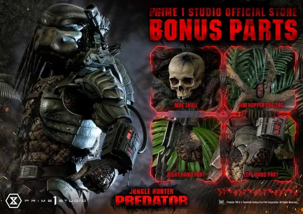 Prime 1 Studio Museum Masterline Predator (Film) Jungle Hunter Predator DX Bonus Version - Live Action Movies/TV