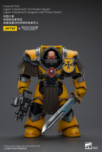 Imperial Fists Legion Cataphractii Terminator Squad Legion Cataphractii Sergeant with Power Sword 1