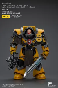 JOYTOY Imperial Fists Legion Cataphractii Terminator Squad Legion Cataphractii Sergeant with Power Sword - Warhammer 40K - photo 1
