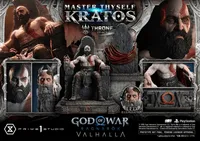 Prime 1 Studio Throne Legacy God of War: Ragnarok Master Thyself Kratos Bonus Version 			 - God Of War - photo 14