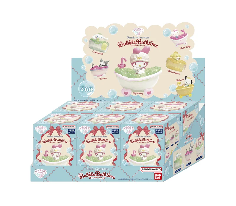 Tokimelz BOX! Sanrio Bubble Bath Time "Sanrio" (Box/6), Bandai Lifestyle Tokimelz BOX!
