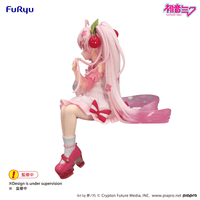 Hatsune Miku Noodle Stopper Figure -Sakura Miku 2025 Wink ver.- 3