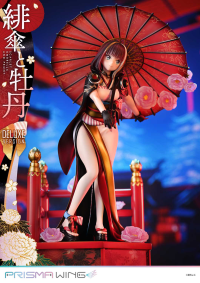 PRISMA WING fuzichoco original Illustration Scarlet Umbrella and Peony Deluxe Version 1/7 Scale Pre-Painted Figure 2