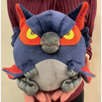 Monster Hunter Fluffy Eggshaped Plush Nargacuga 1