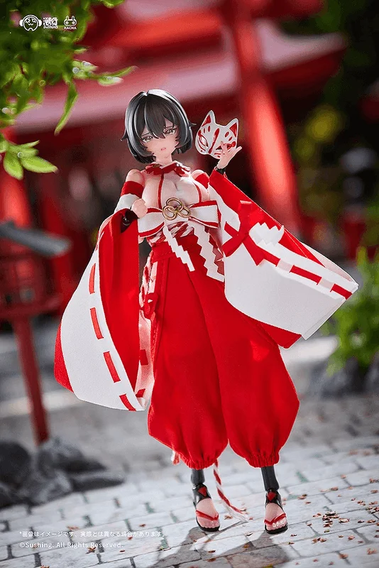 Sushing Kikyou Uefuji 1/12 Articulated Figure - Combat priestess
