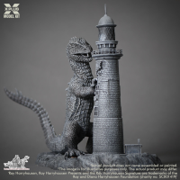 1/72  Ray Harryhausen's Rhedosaurus Plastic Model Kit 3