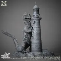 X-PLUS 1/72  Ray Harryhausen's Rhedosaurus Plastic Model Kit - The Beast from 20,000 Fathoms - photo 3