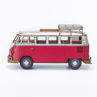 wa-gu-mi Vintage Volkswagen Type 2 (T1) Camper Van RED 12