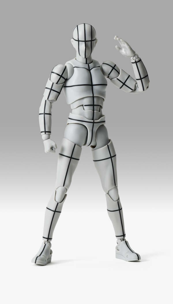 BODY-KUN-Sports- Edition-WIRE FRAME- (Gray Color Ver.) "BODY-KUN/BODY-CHAN", TAMASHII NATIONS S.H.Figuarts