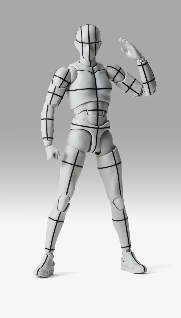 TAMASHII NATIONS BODY-KUN-Sports- Edition-WIRE FRAME- (Gray Color Ver.) "BODY-KUN/BODY-CHAN", TAMASHII NATIONS S.H.Figuarts - Hyper Body
