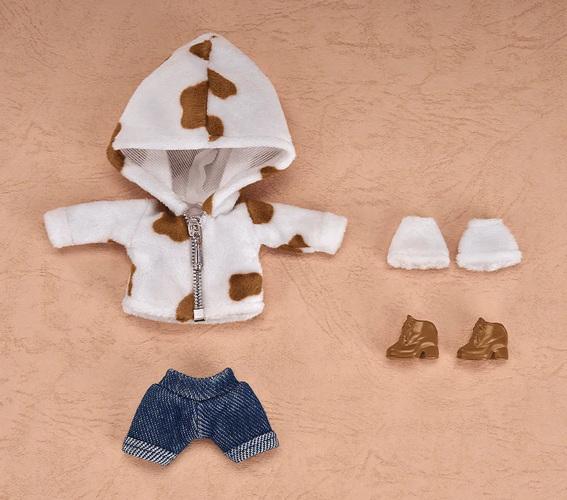 Good Smile Arts Shanghai Nendoroid Doll Outfit Set: Animal Hoodie Coffee Milk - Figure Accessories