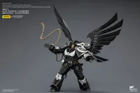 JOYTOY Raven Guard Corvus Corax, Primarch of the XIX Legion with artificer-crafted lightning talons, archaeotech pistols, and whip - Warhammer 40K - photo 25