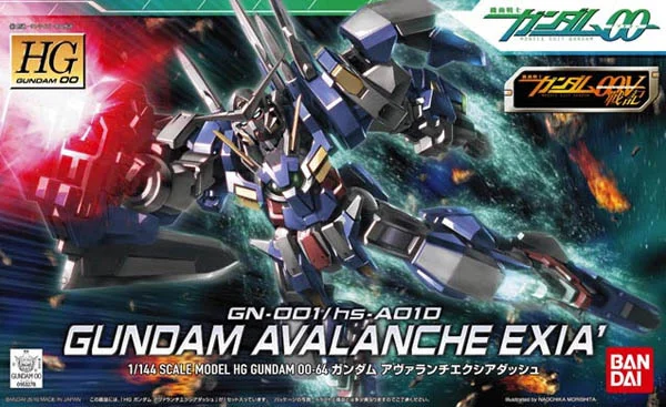 BANDAI HOBBY HG 1/144 #64 Gundam Avalanche Exia Dash - Mobile Suit Gundam 00