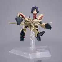 TAMASHII NATIONS YF-19(ISAMU ALVA DYSON USE) with MYUNG FANG LONE "MACROSS PLUS", TAMASHII NATIONS TINY SESSION - Macross - photo 2
