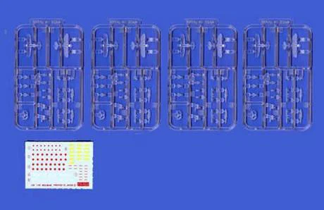 Fujimi [G-up No24] 1/700 1/700 Aircraft(ZERO fighter) and Ligth and Clear parts - Kit Accessories