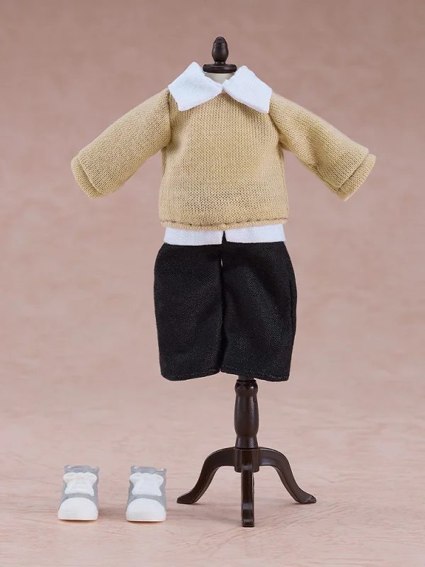 GOOD SMILE COMPANY Nendoroid Doll Outfit Set: Campus Outfit - Boy (Beige) - Figure Accessories
