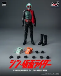 threezero SHIN MASKED RIDER - FigZero 1/6 Masked Rider No.2+1 (SHIN MASKED RIDER) - Kamen Rider: Masked Rider - photo 1