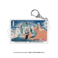 Presence CO., LTD. Katsushika Hokusai x Hatsune Miku Clear Acrylic Keychain - Hatsune Miku - photo 9