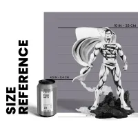 PureArts SDCC 2024 DC HEROES : Superman B&W PX PVC 1/8 Statue - DC Comics - photo 7