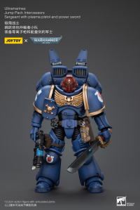 Ultramarines Jump Pack Intercessors Sergeant With Plasma Pistol And Power Sword 1