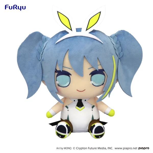 FuRyu Hatsune Miku　KYURUMARU Big Plush Toy -Hatsune Miku/Sporty Rabbit- - Hatsune Miku