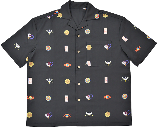 Mononoke Medicine Seller's Holy Tools Design Collared Shirt