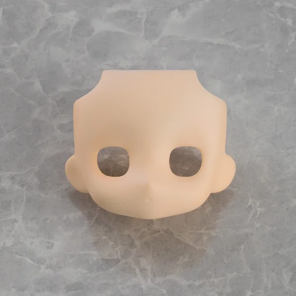 GOOD SMILE COMPANY Nendoroid Doll Customizable Face Plate - Narrowed Eyes: Without Makeup (Almond Milk) - Figure Accessories